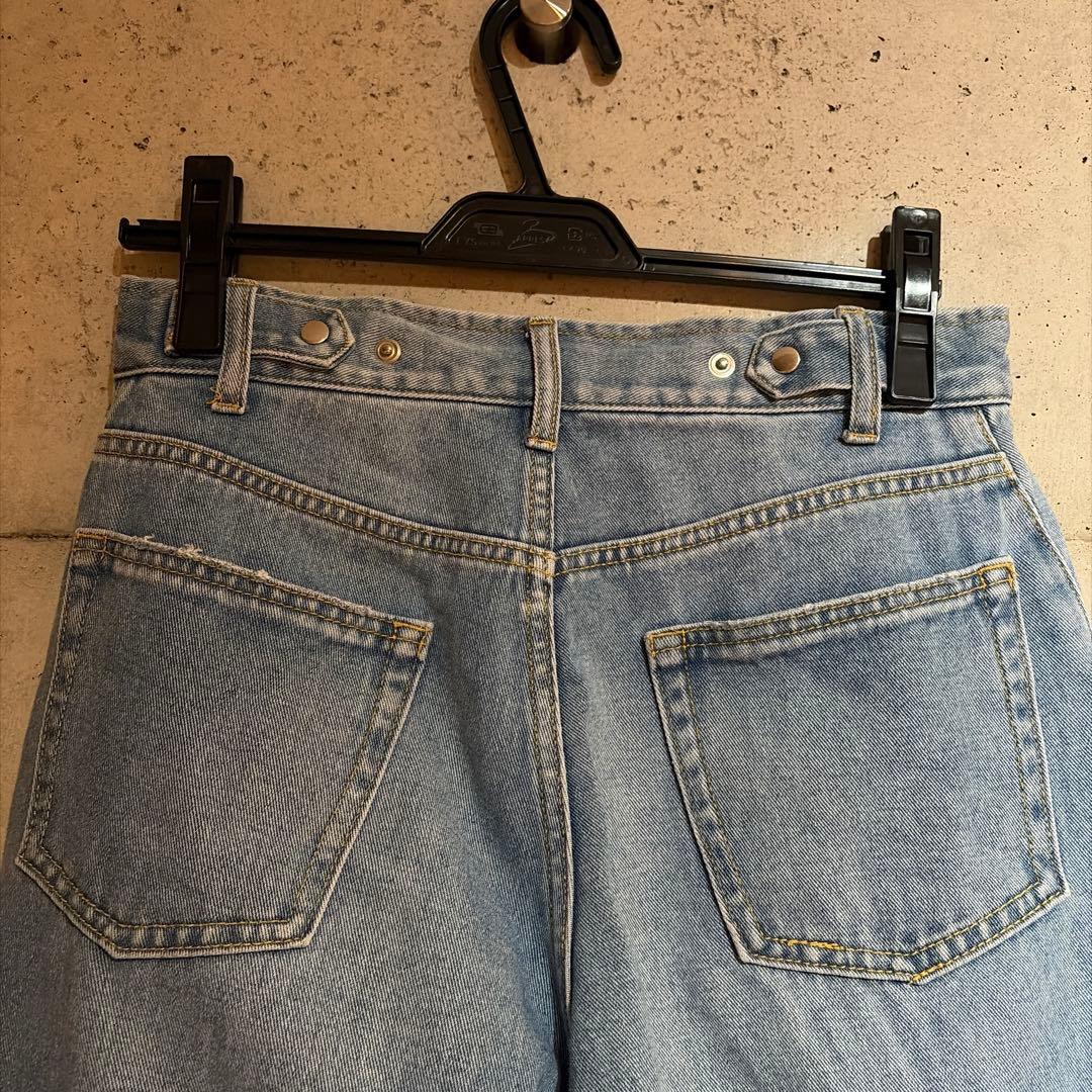 36 ルーズフィットアジャストデニム 青ADAM ET ROPE FEMME