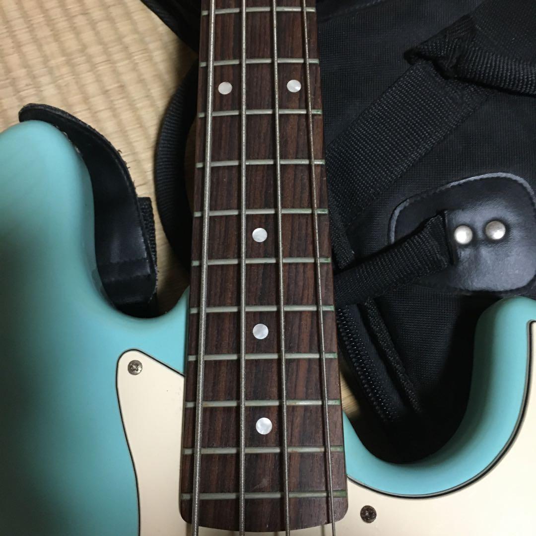 【動作不良品】Squier Jazz Bass 　フェンダー　バッグ付き　ベース