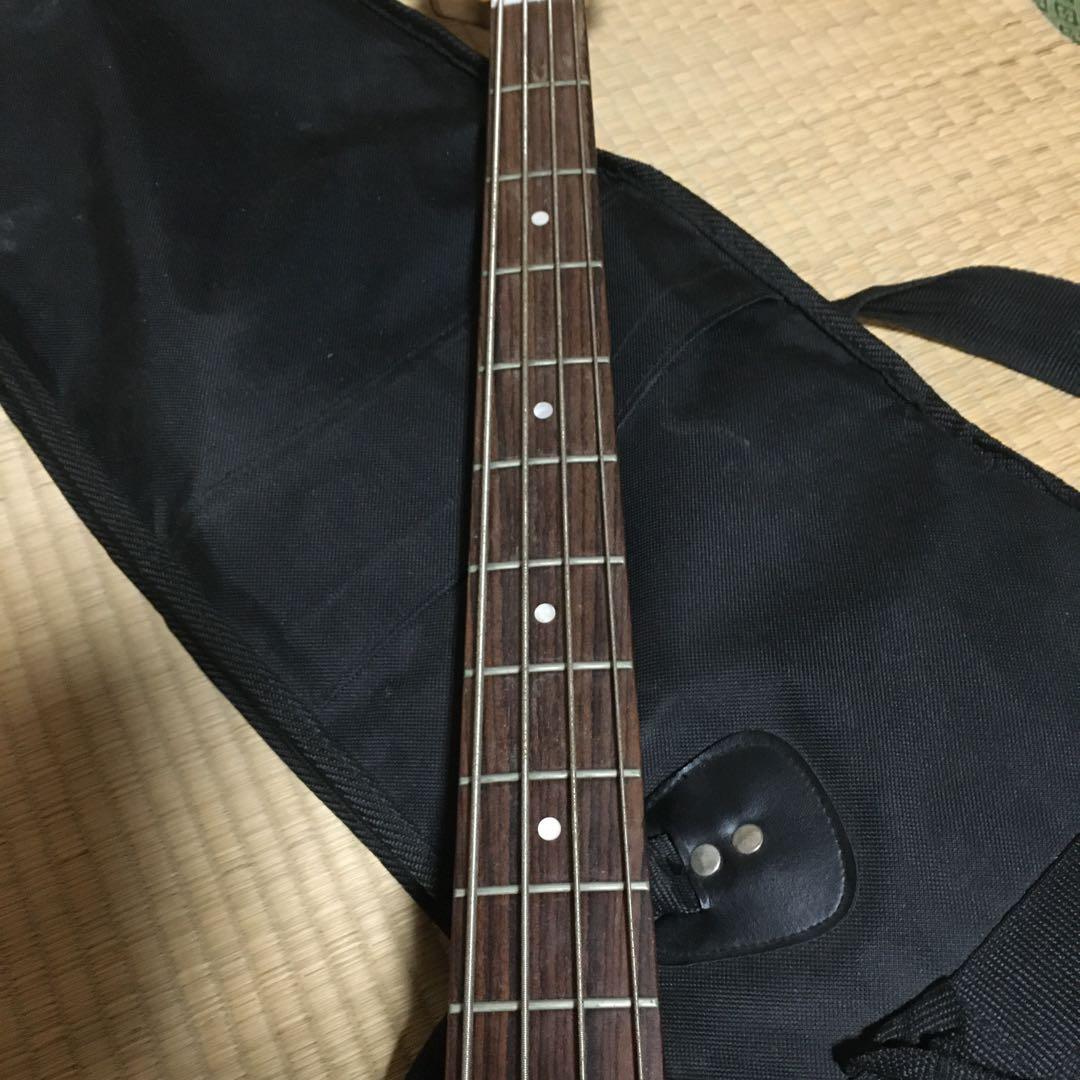 【動作不良品】Squier Jazz Bass 　フェンダー　バッグ付き　ベース
