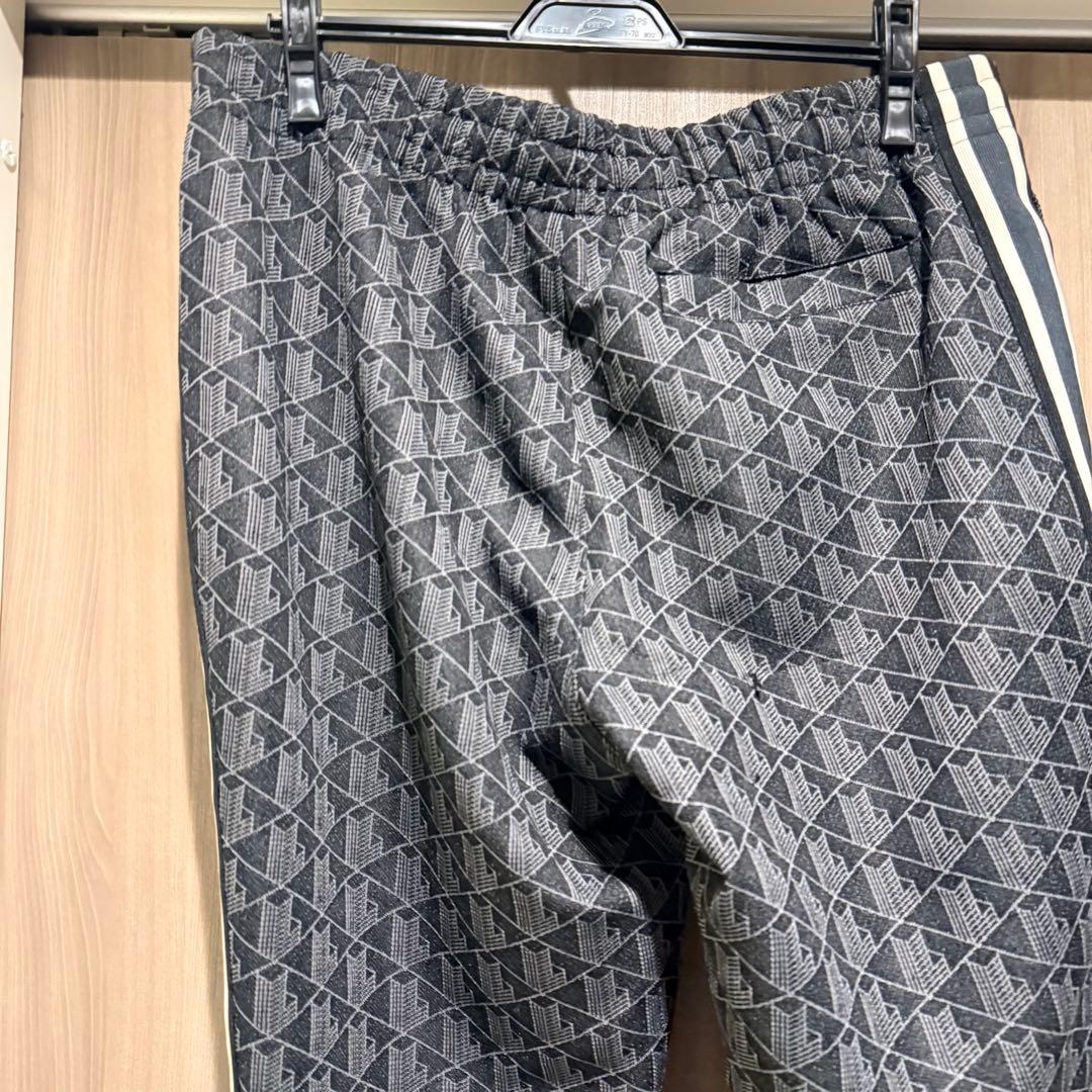未使用品 LACOSTE モノグラム ジャガード トラックパンツ