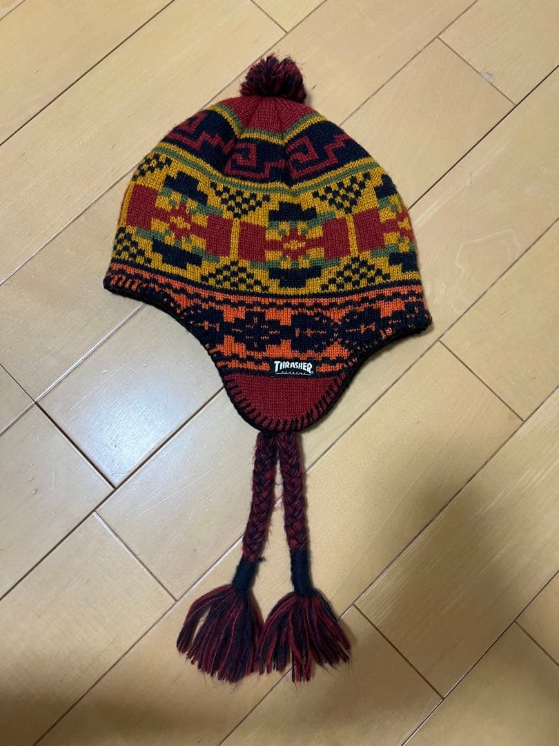 Supreme × Thrasher Earflap Beanie シュプリーム