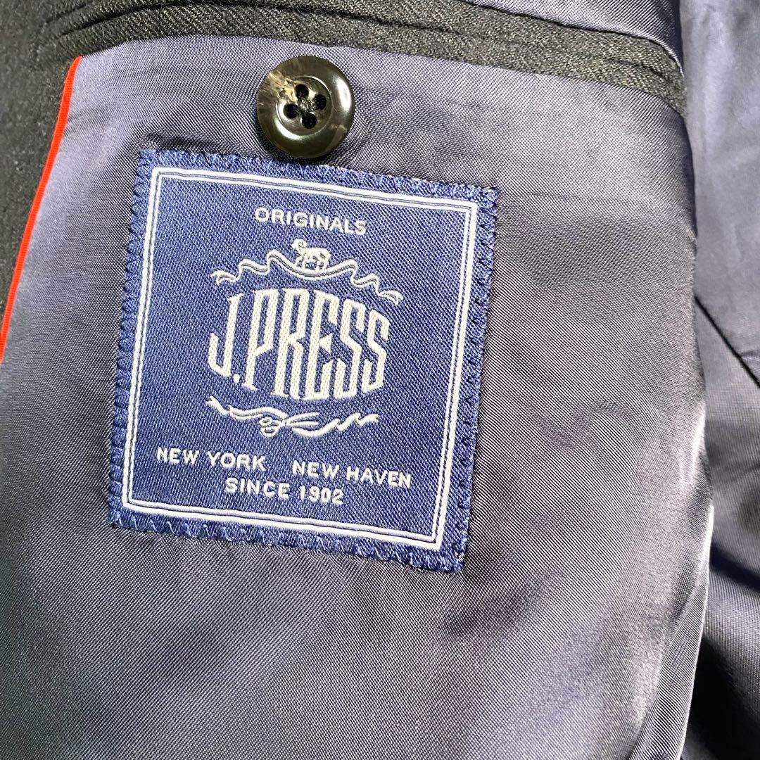美品✨J.PRESS テーラード 紺ブレ 現行 ペピンメリノ ウール 金ボタン