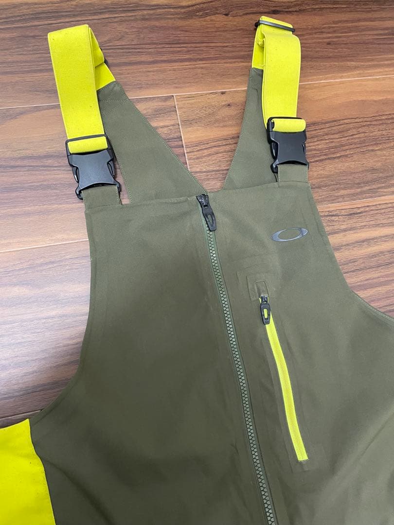 Oakley オークリー ビブパンツ スノーボードウェア JPN/L 黒 黄色