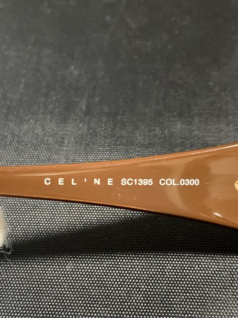 CELINE SC1395 トリオンフ　ゴールドブラウン　サングラス
