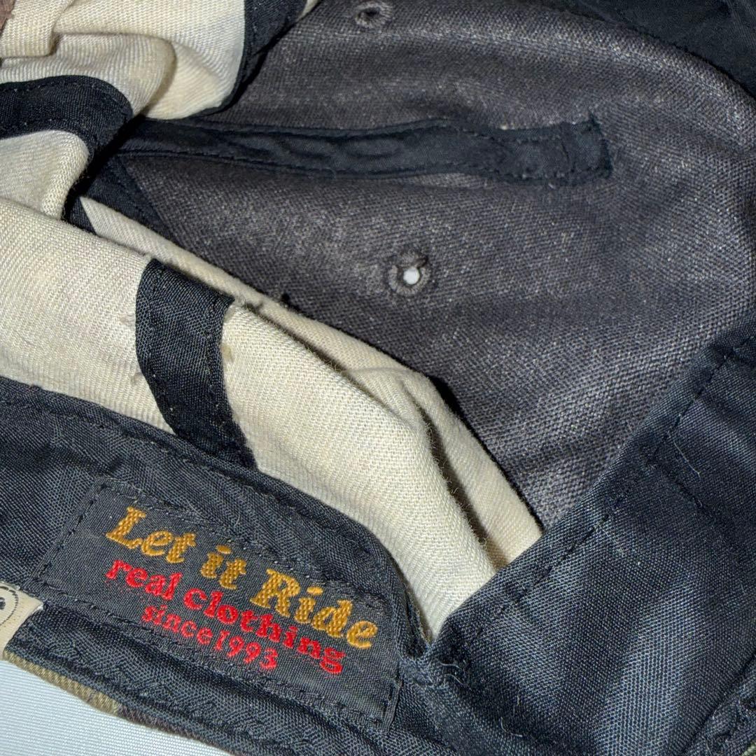 【希少】90's Let it Ride ベースボールキャップ　カモ迷彩　裏原宿
