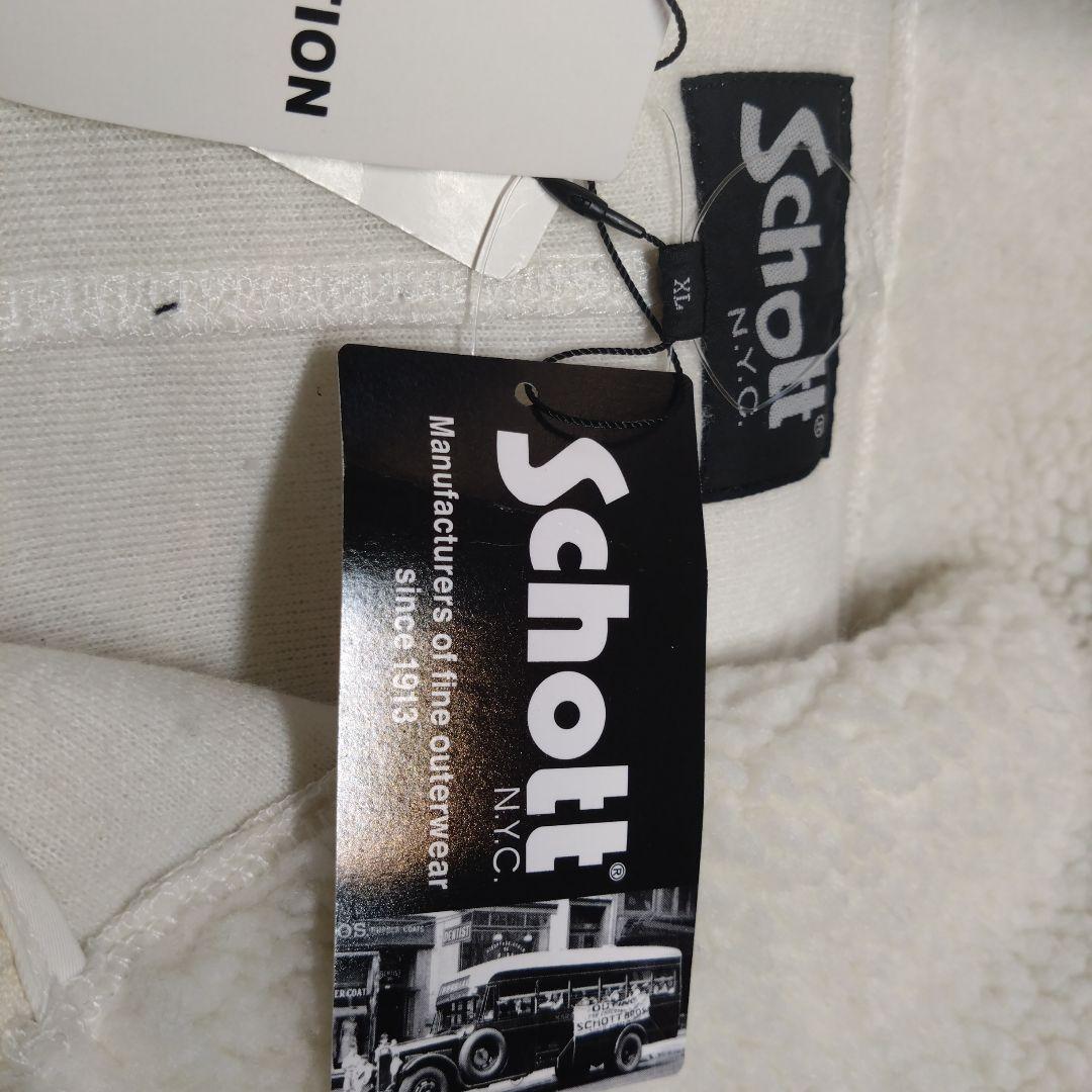 S*x様 新品・未使用　Schott ホワイトファーベスト タグ付き