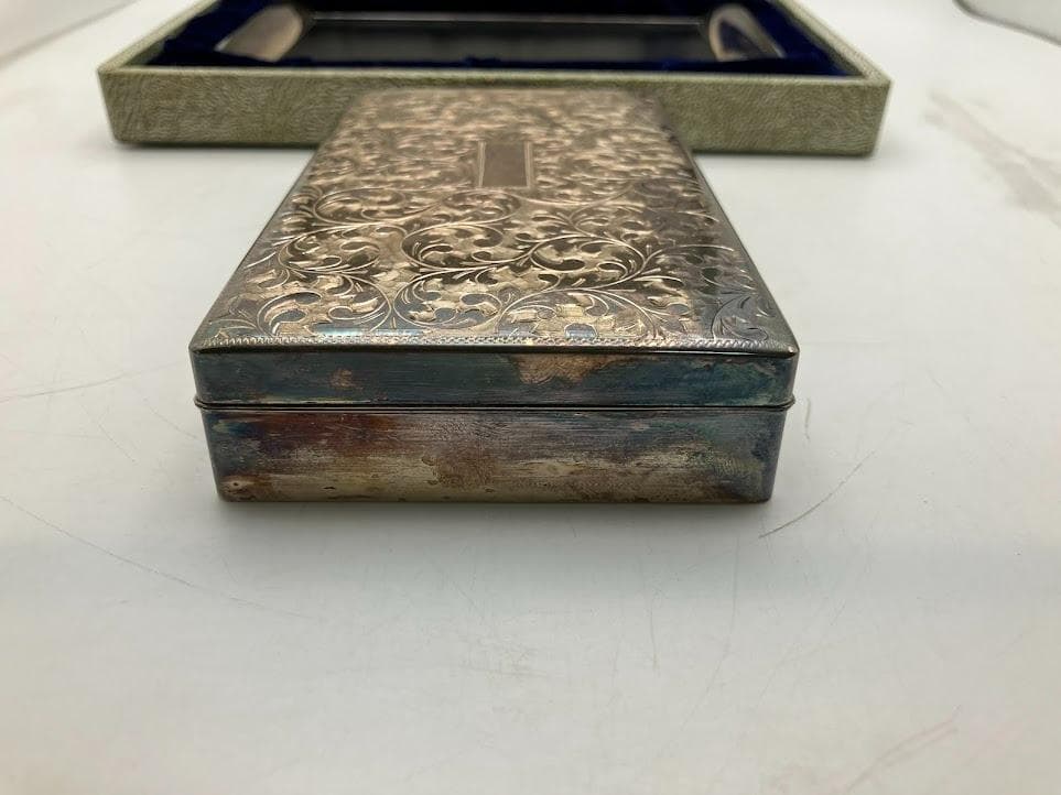 【希少品】純銀製　三越　シガレットボックス