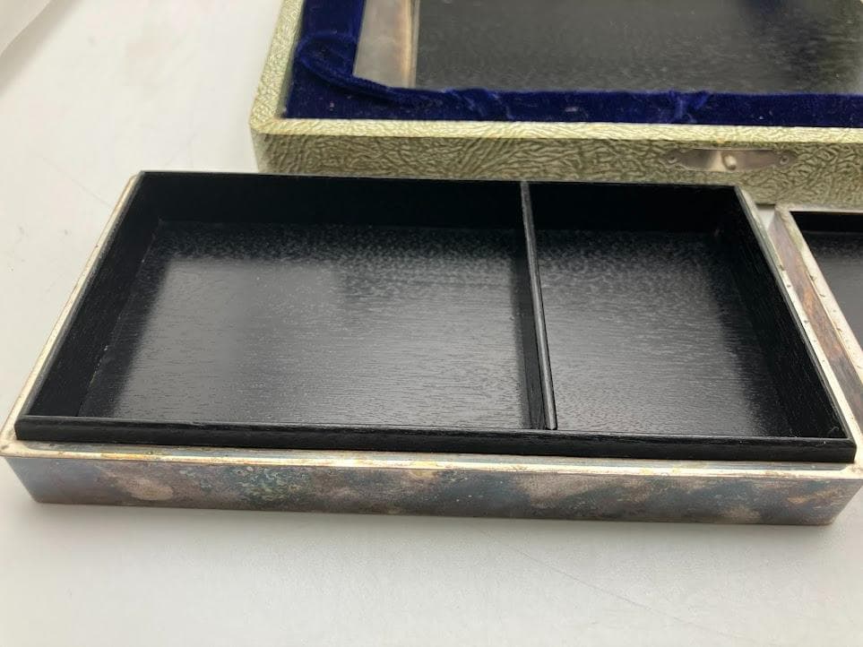 【希少品】純銀製　三越　シガレットボックス