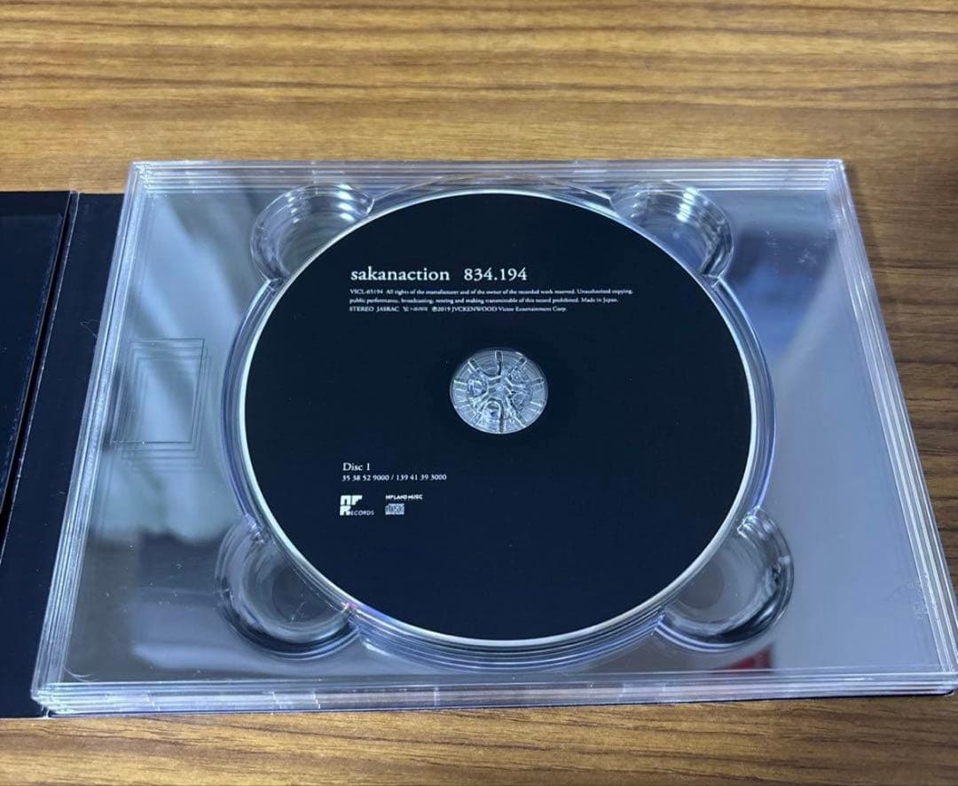 サカナクション　834.194 完全生産限定盤B 2CD＋DVD