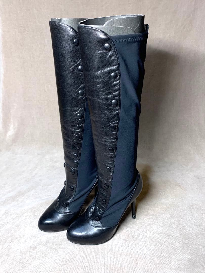 GIUSEPPE ZANOTTI ジョゼッペザノッティ ロングブーツ ブラック
