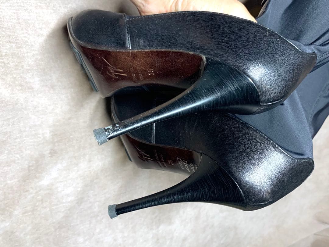 GIUSEPPE ZANOTTI ジョゼッペザノッティ ロングブーツ ブラック