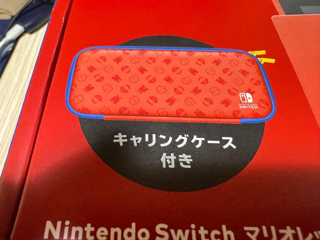 Nintendo Switch 本体 マリオレッド　ソフト付