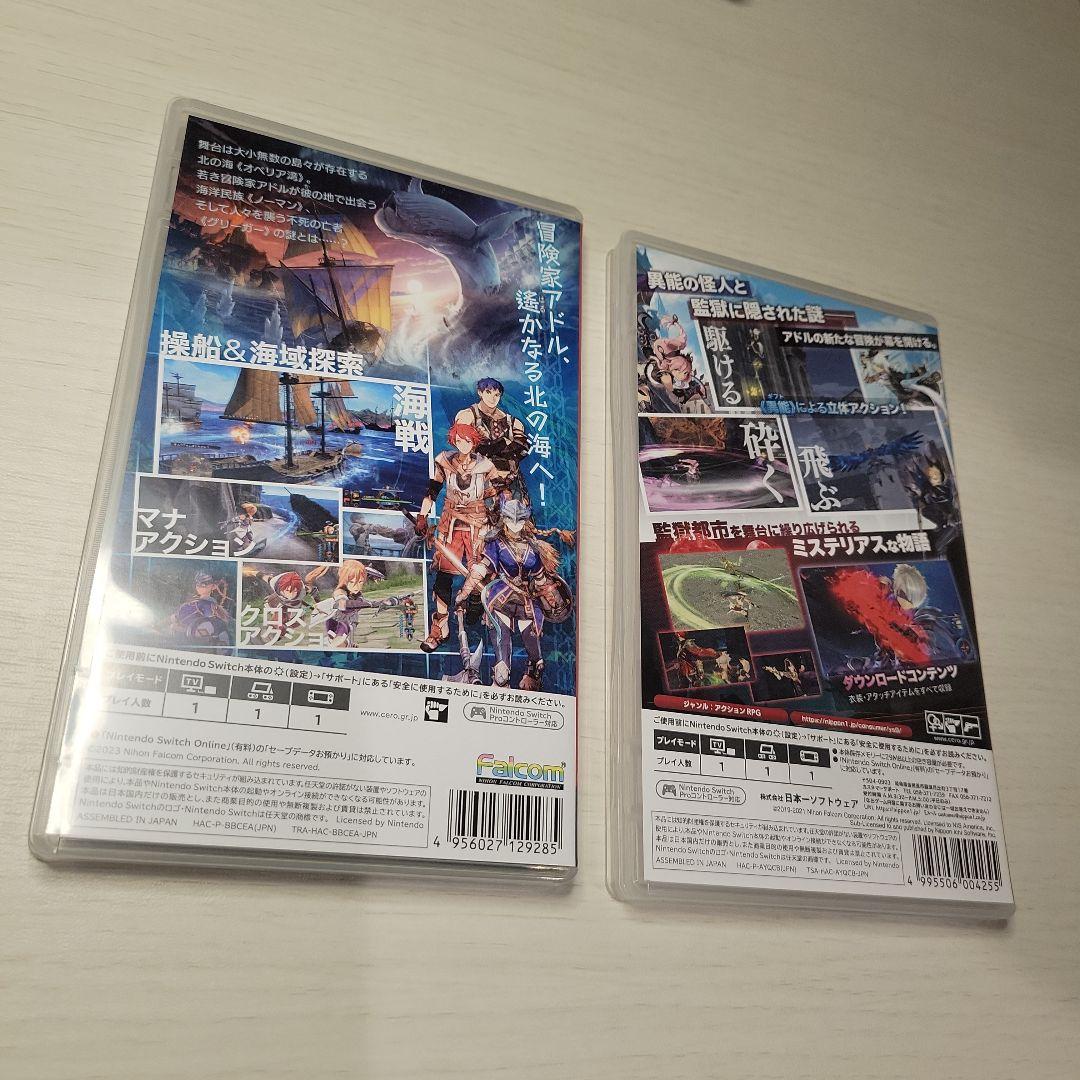 イース9 Monstrum NOX　イースX　ノーディクス　セット