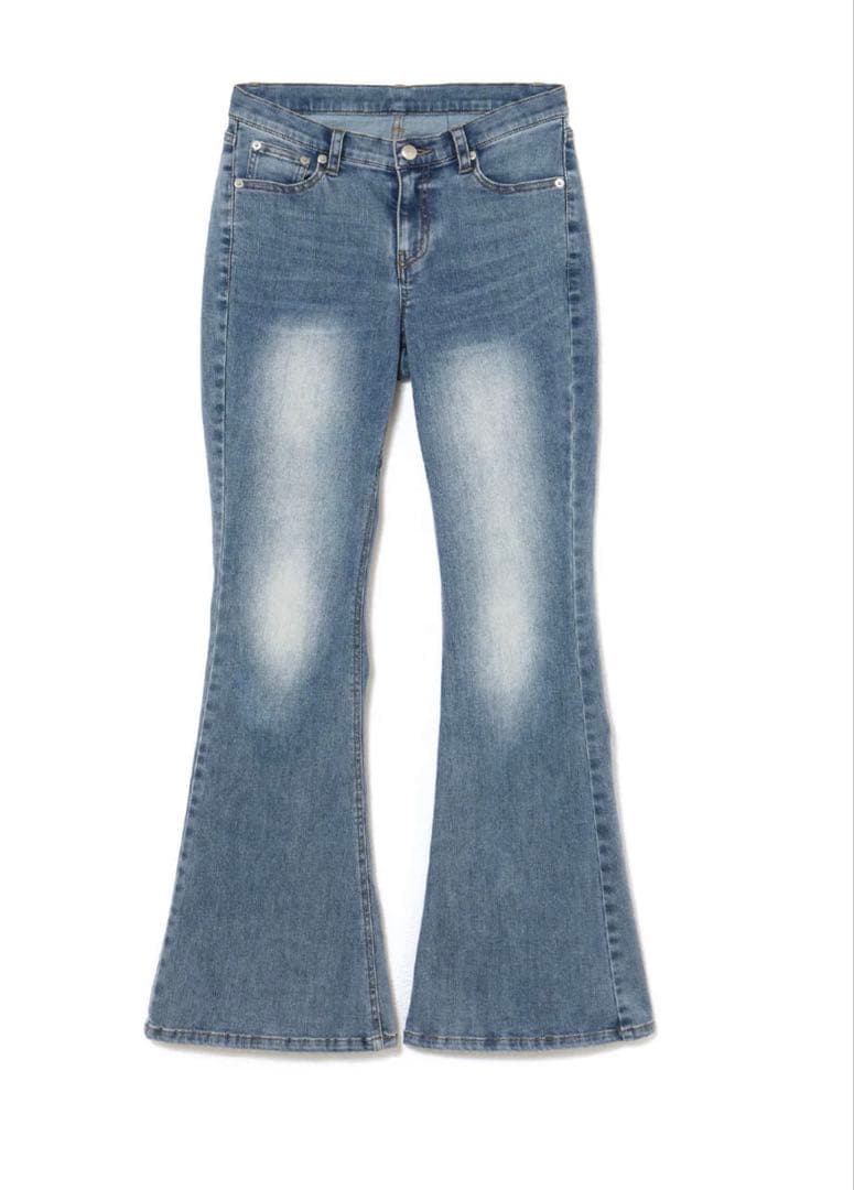 タグ付き ANDMARY Heart hip flare denim Mサイズ