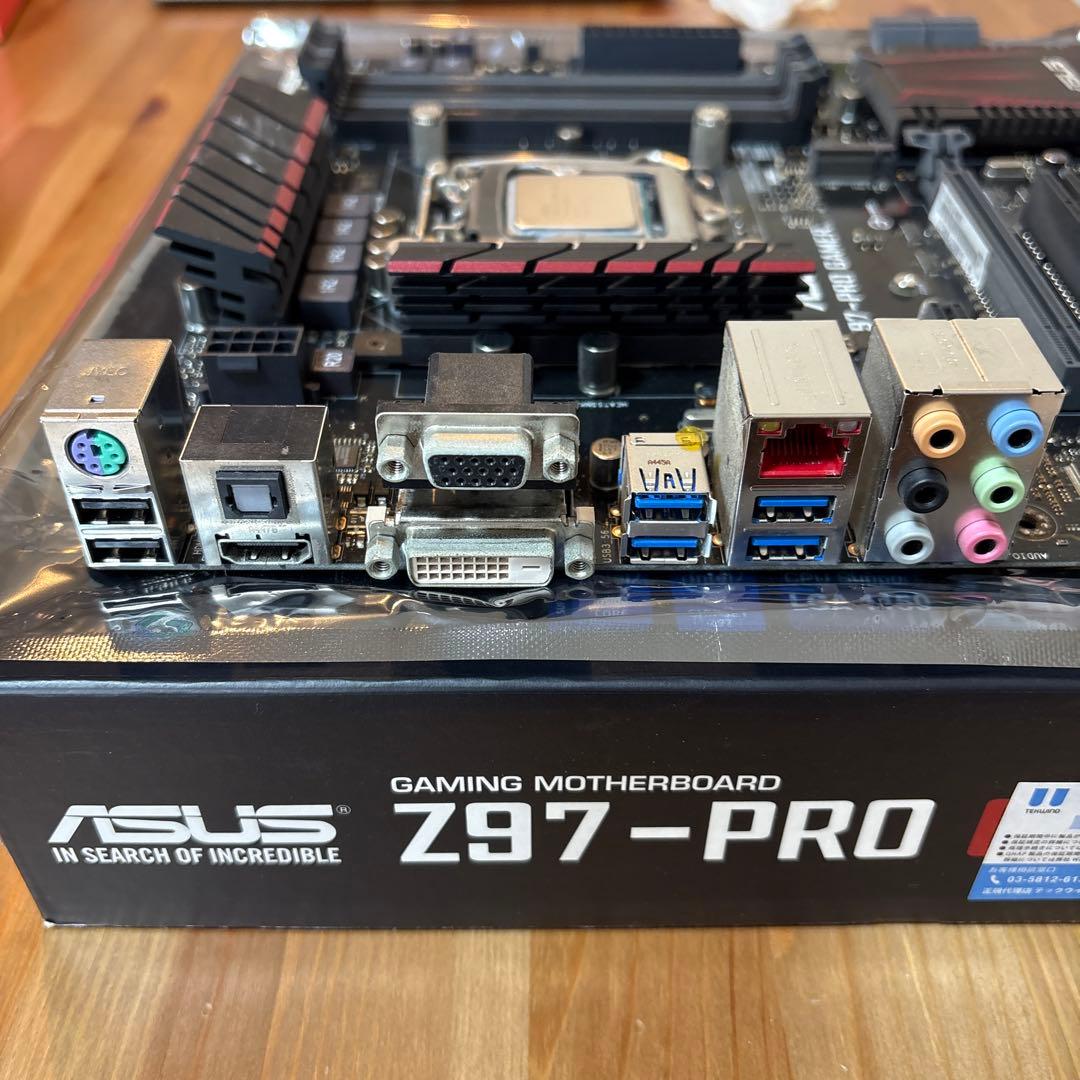 マザーボード Intel Core i7-4790K + ASUS Z97-PRO GAMER
