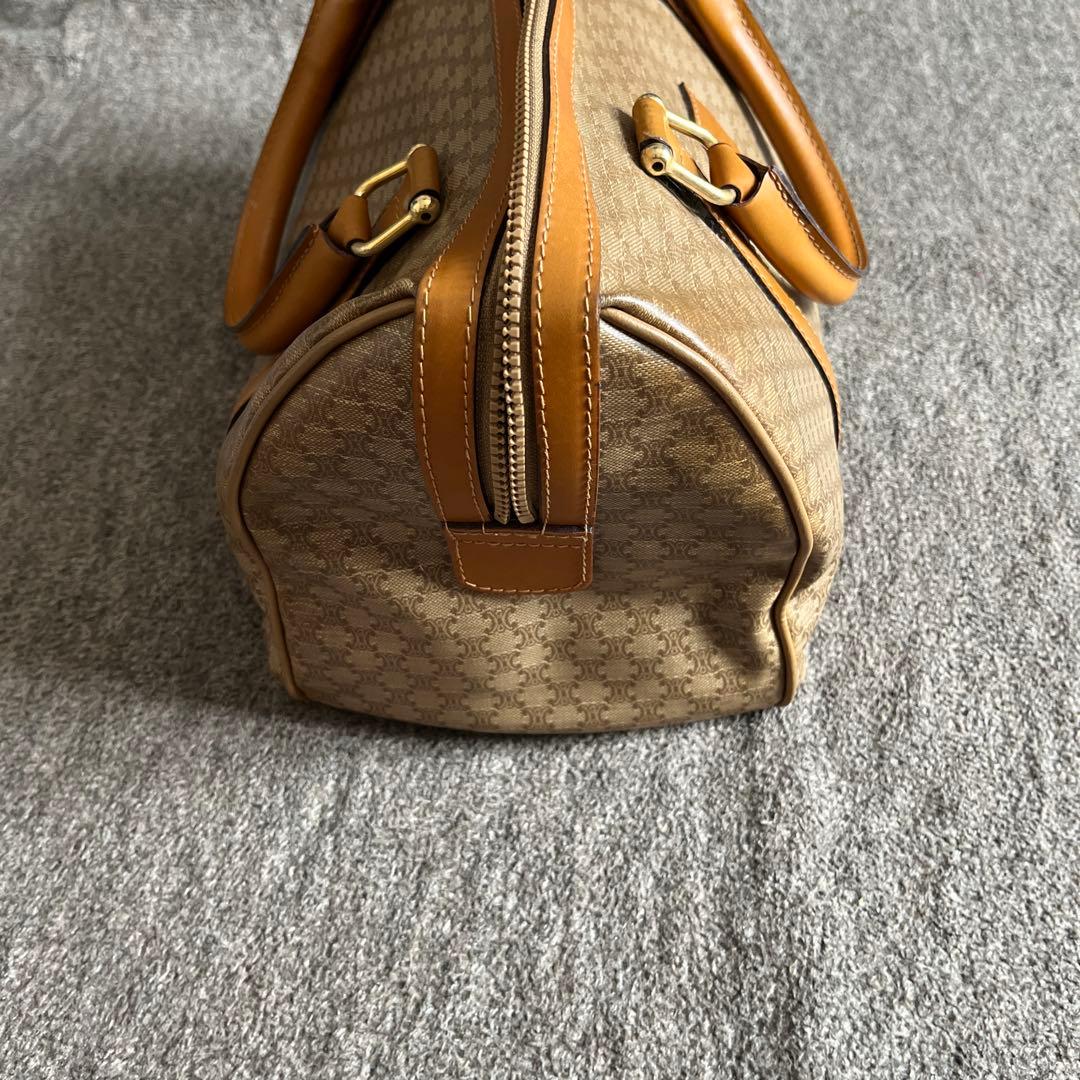 CELINE ボストンバッグ ベージュ キャンバス