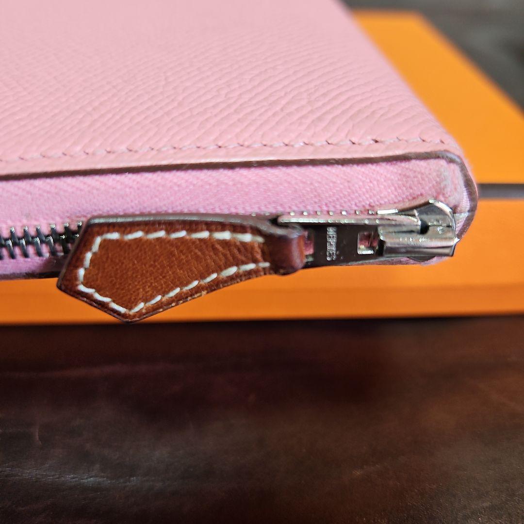 HERMES　アザップシルクインラウンドファスナー財布