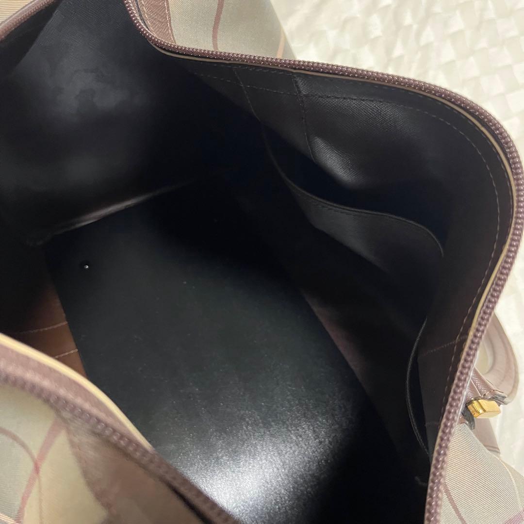 【美品】Burberrys バーバリー　ボストンバック ハンドバッグ　ホースロゴ
