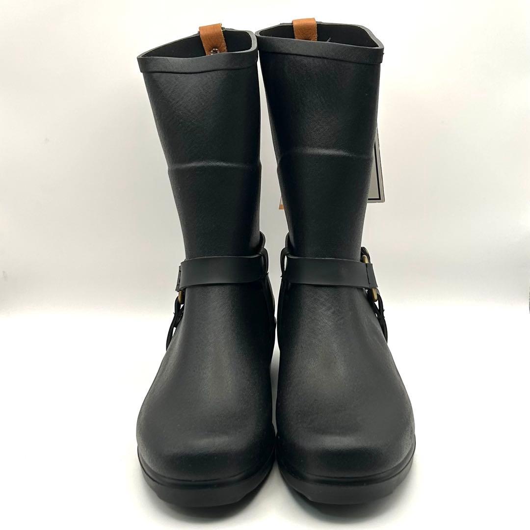 新品✨ AIGLE 【24.5㎝】 ミスジュリー ラバーブーツ ブラック