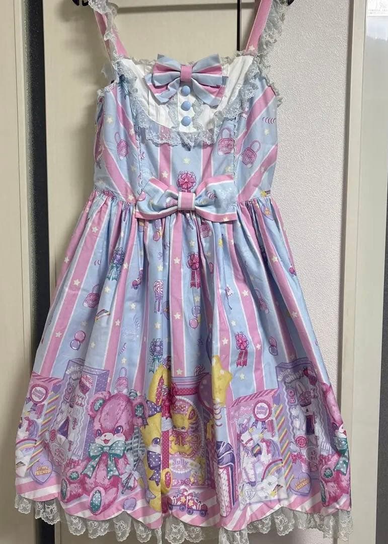 Angelic Pretty TOY DOLL BOX JSK サックス