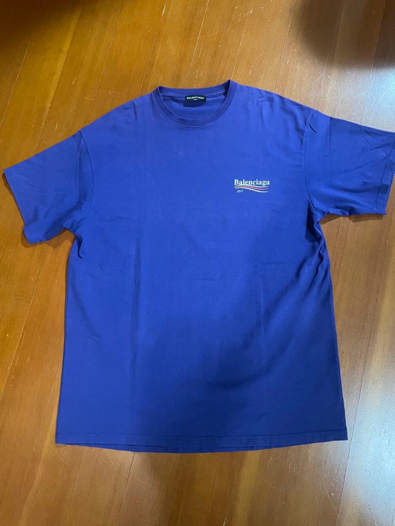 BALENCIAGAキャンペーンロゴ Tシャツ 2017