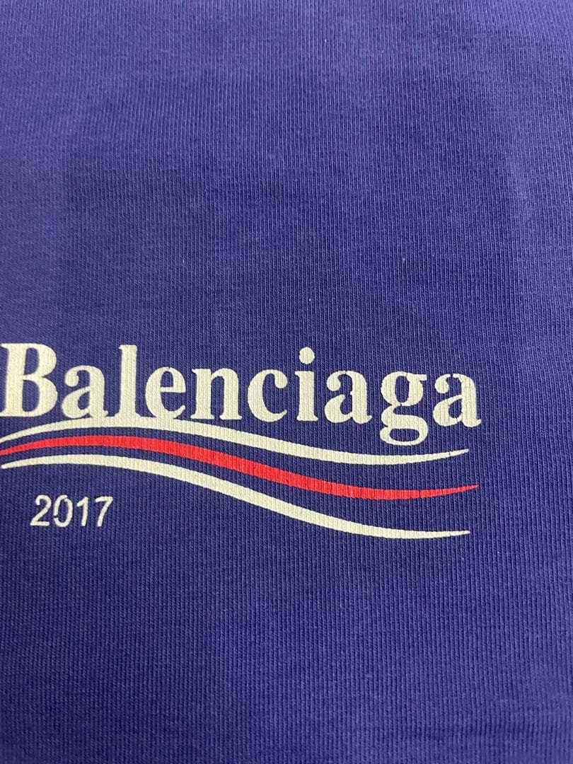 BALENCIAGAキャンペーンロゴ Tシャツ 2017