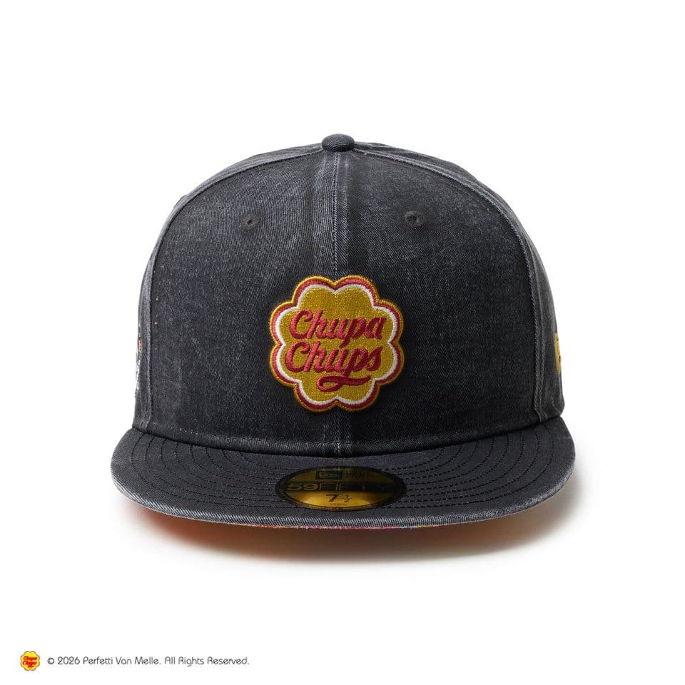 新品 73/4 61.5ニューエラ 59FIFTY チュッパチャプス ブラック