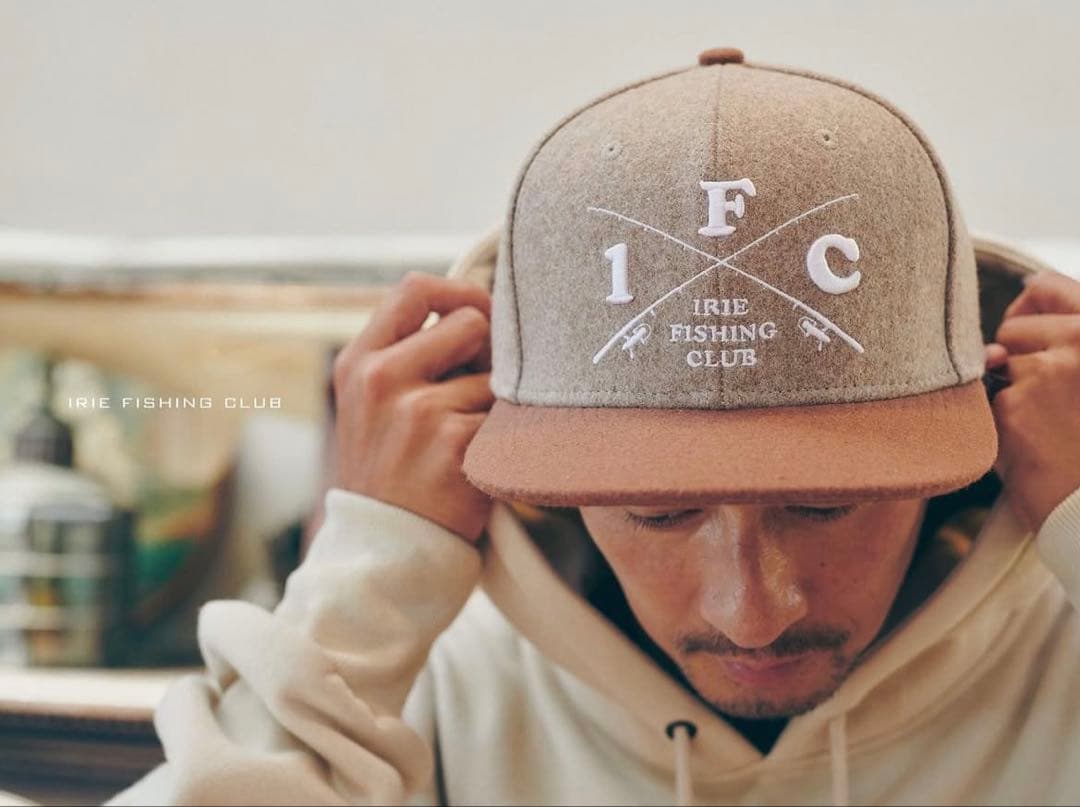 アイリーフィッシングクラブ-MELTON 2TONE CAP-