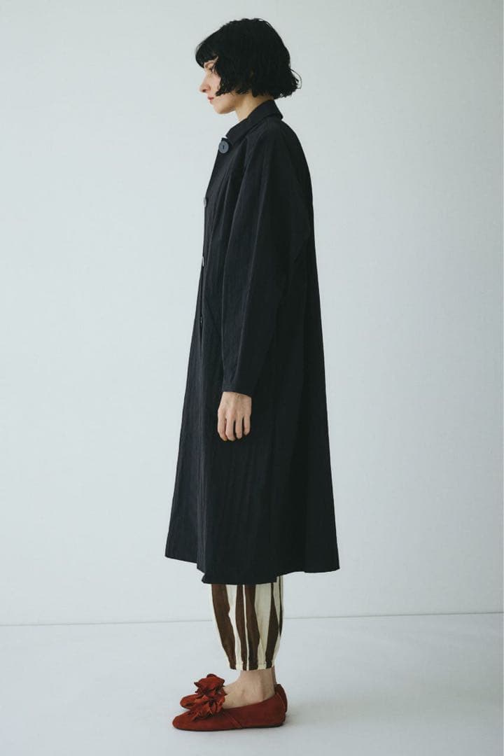 HeRIN.CYE カラーコート　ブラック