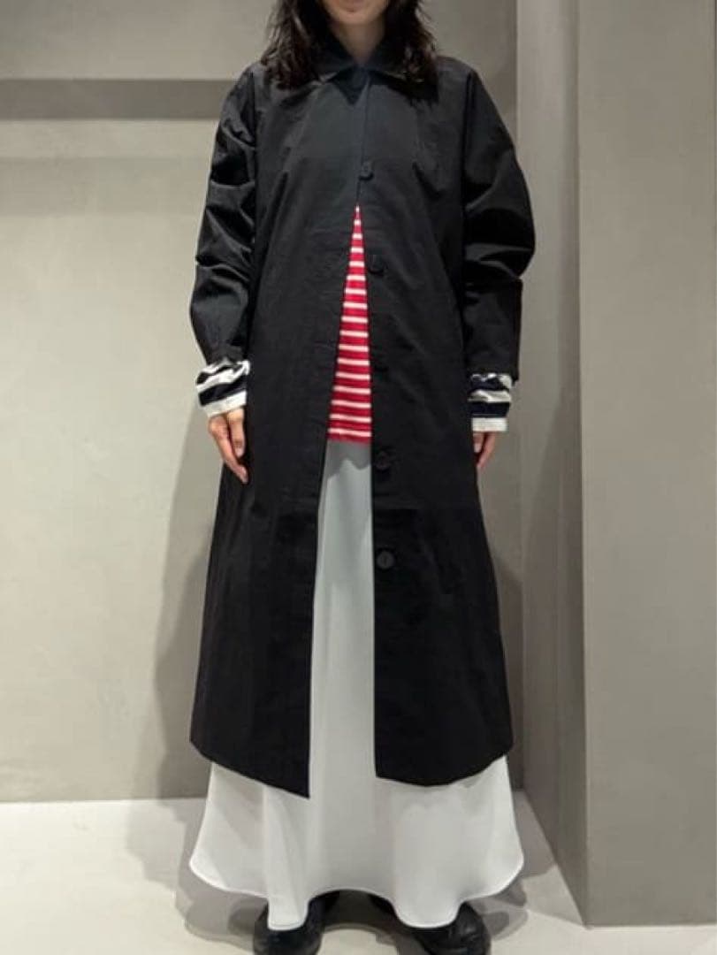 HeRIN.CYE カラーコート　ブラック