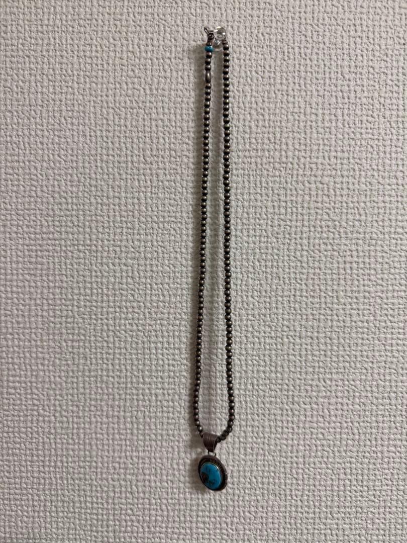 LFCターコイズ　ネックレス　トップ+チェーン付き
