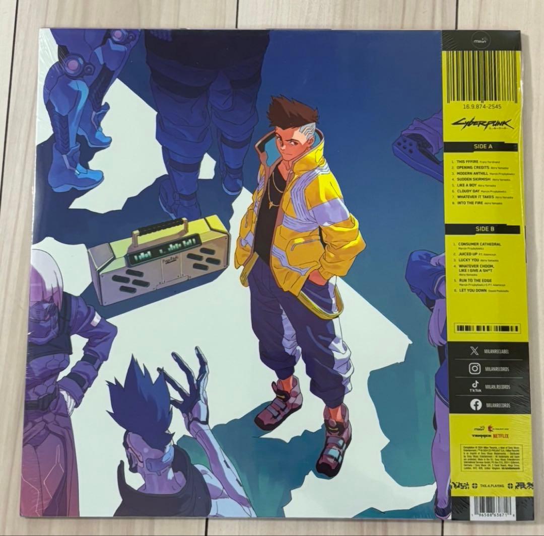 サイバーパンクEdgerunners レコード新品未使用