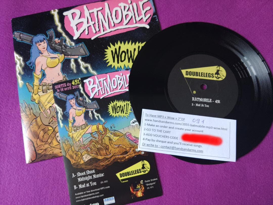 【限定完売】Batmoble / Wow!! 7inch