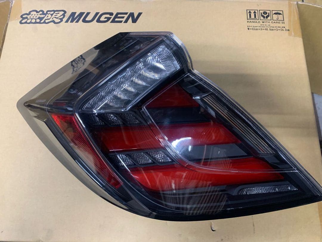 MUGEN テールランプ 2個セット ブラック/レッド