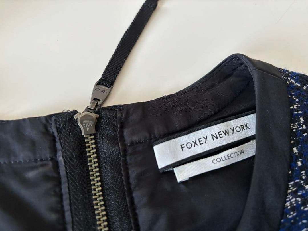 【美品】FOXEY フォクシー サマーツイード ワンピース38