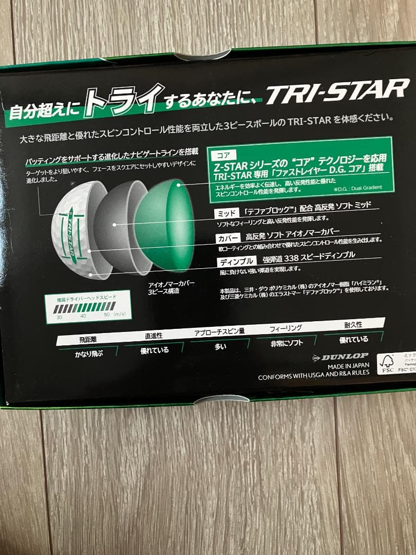 Srixon TRI-STAR ゴルフボール 2024年モデル 3ダース36個