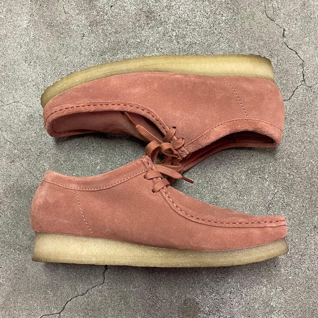 靴 Clarks Wallabee Terracotta Suede 27.5cm