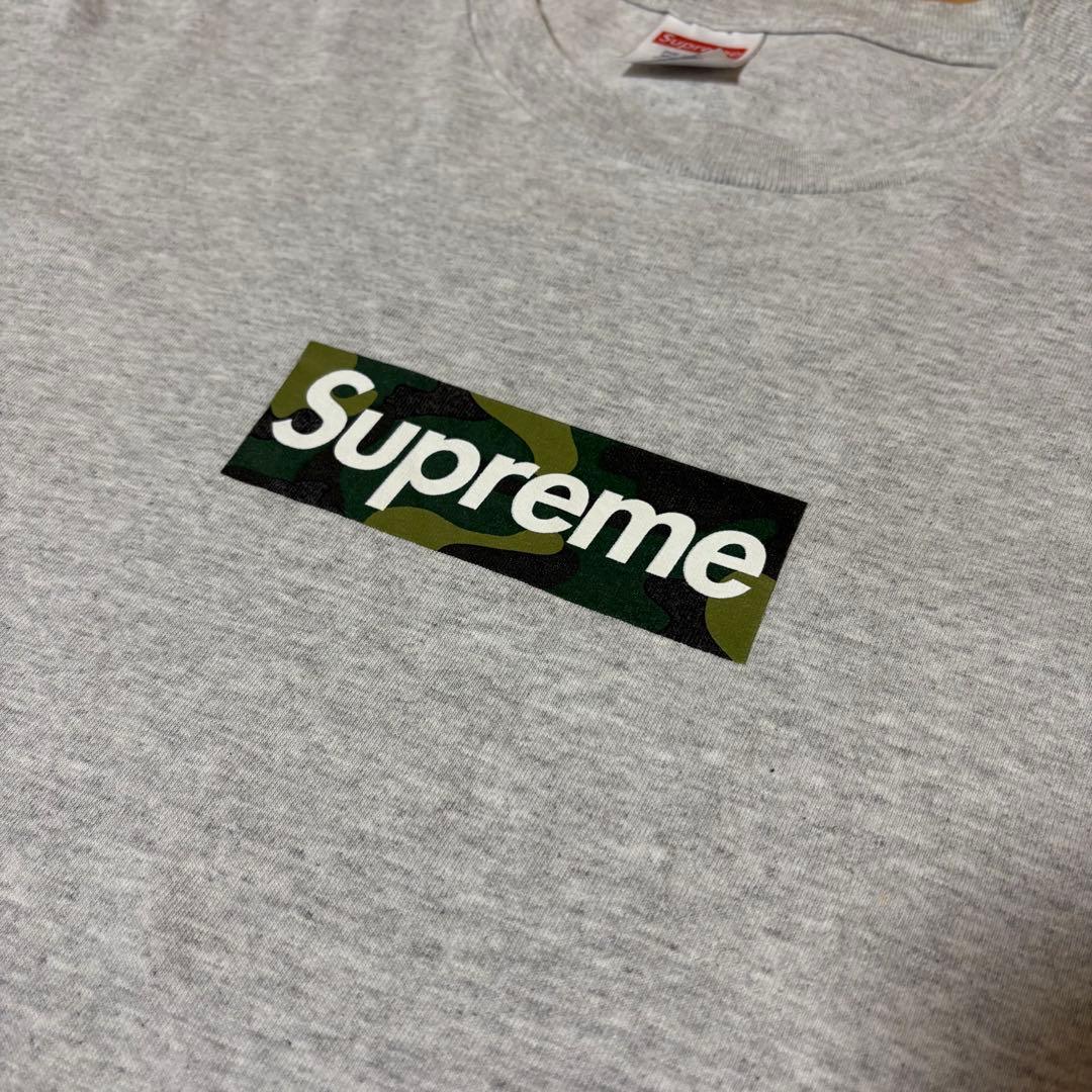 Supreme box logo tee カモフラージュ