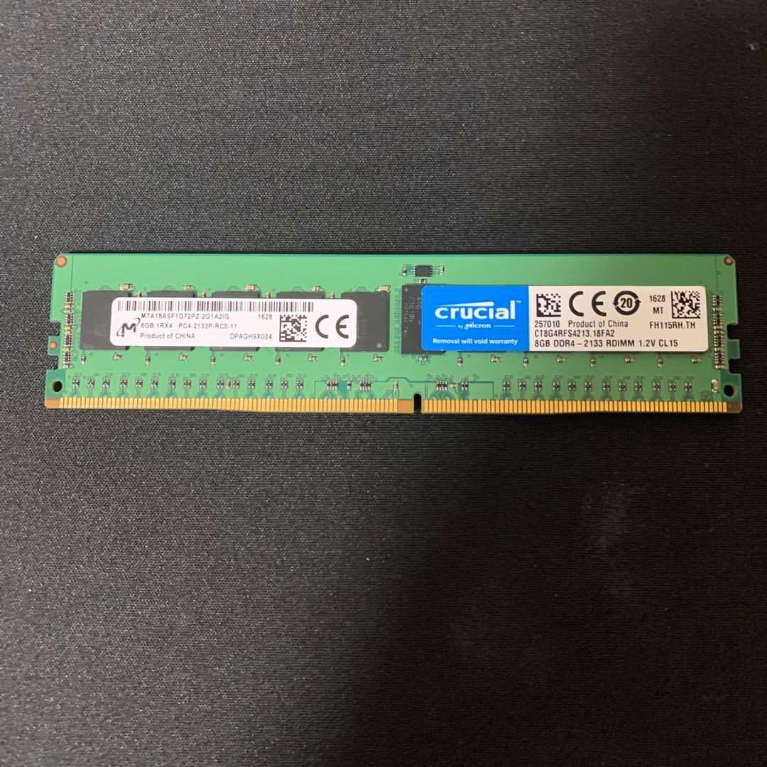 Crucial 8GB×2 16GB DDR4 2133MHz メモリ