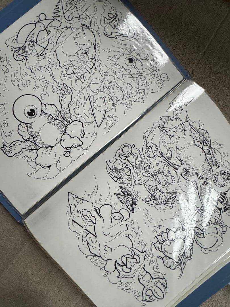 tattoo Flash 44枚 彫師　刺青