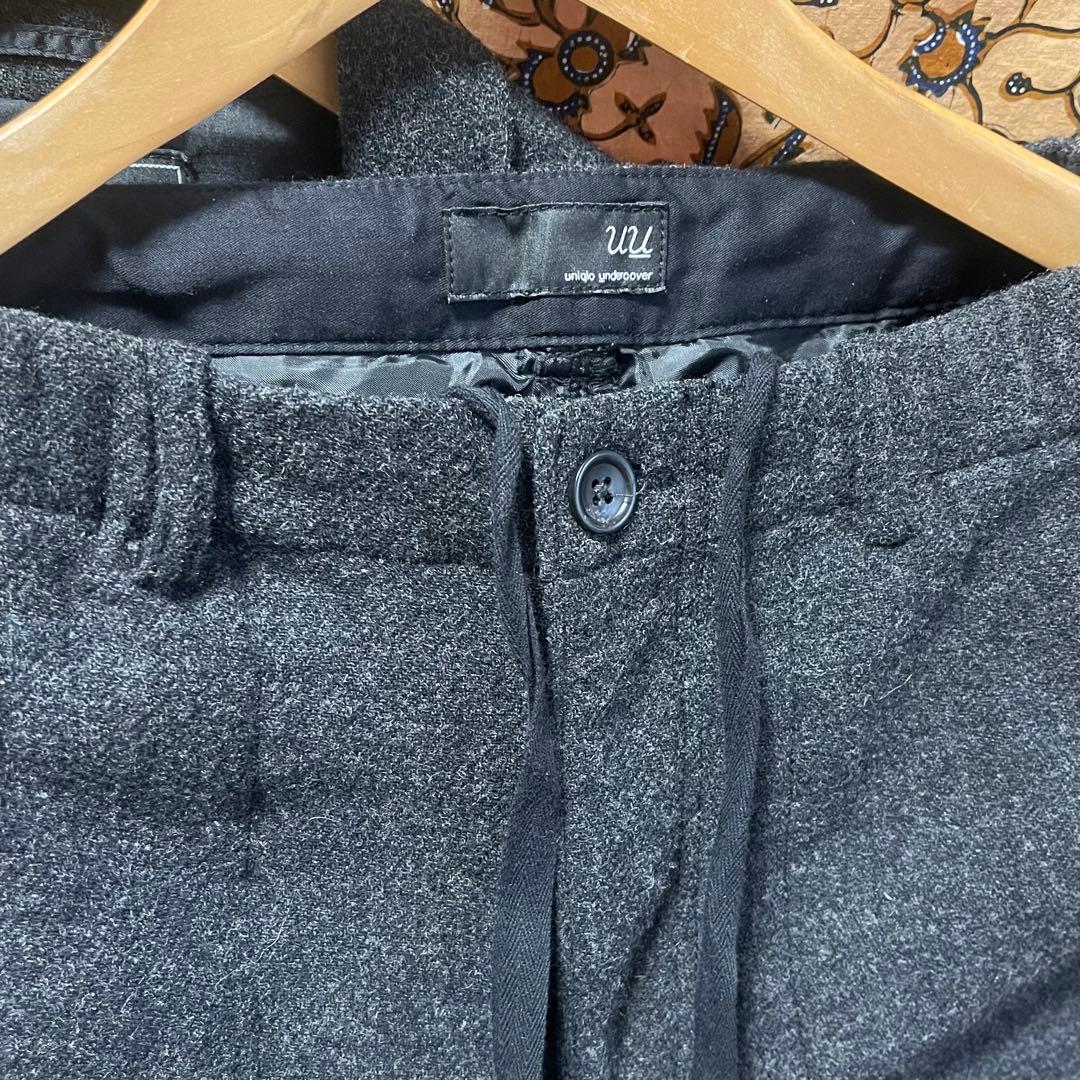 美品☆uu ユニクロ×アンダーカバー S★ウールブレンドセットアップ