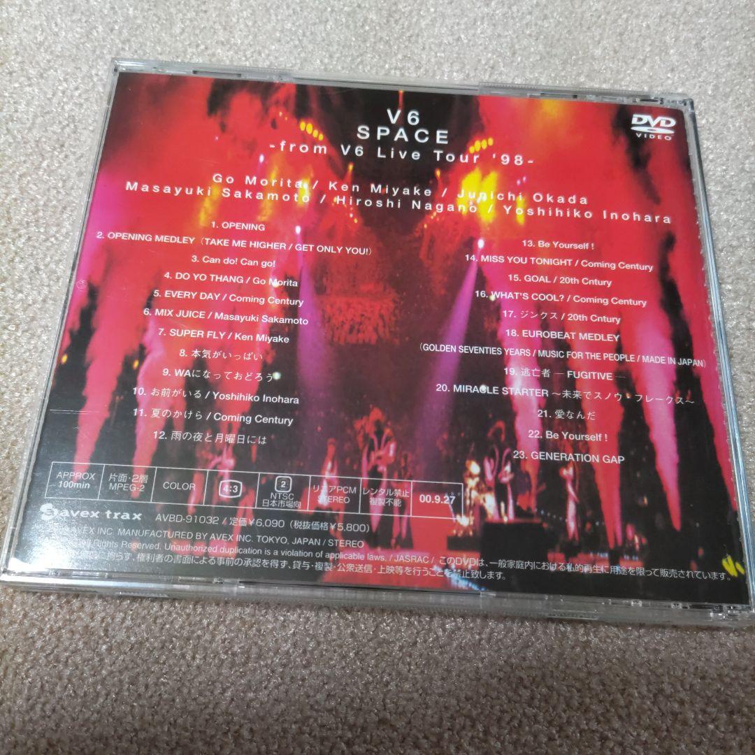 V6/SPACE from・V6・Live Tour'98　DVD