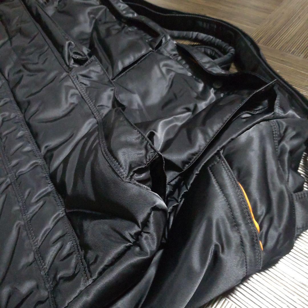 1度使用ポーターPORTERブラックナイロン大型旅行カバンボストンバッグ