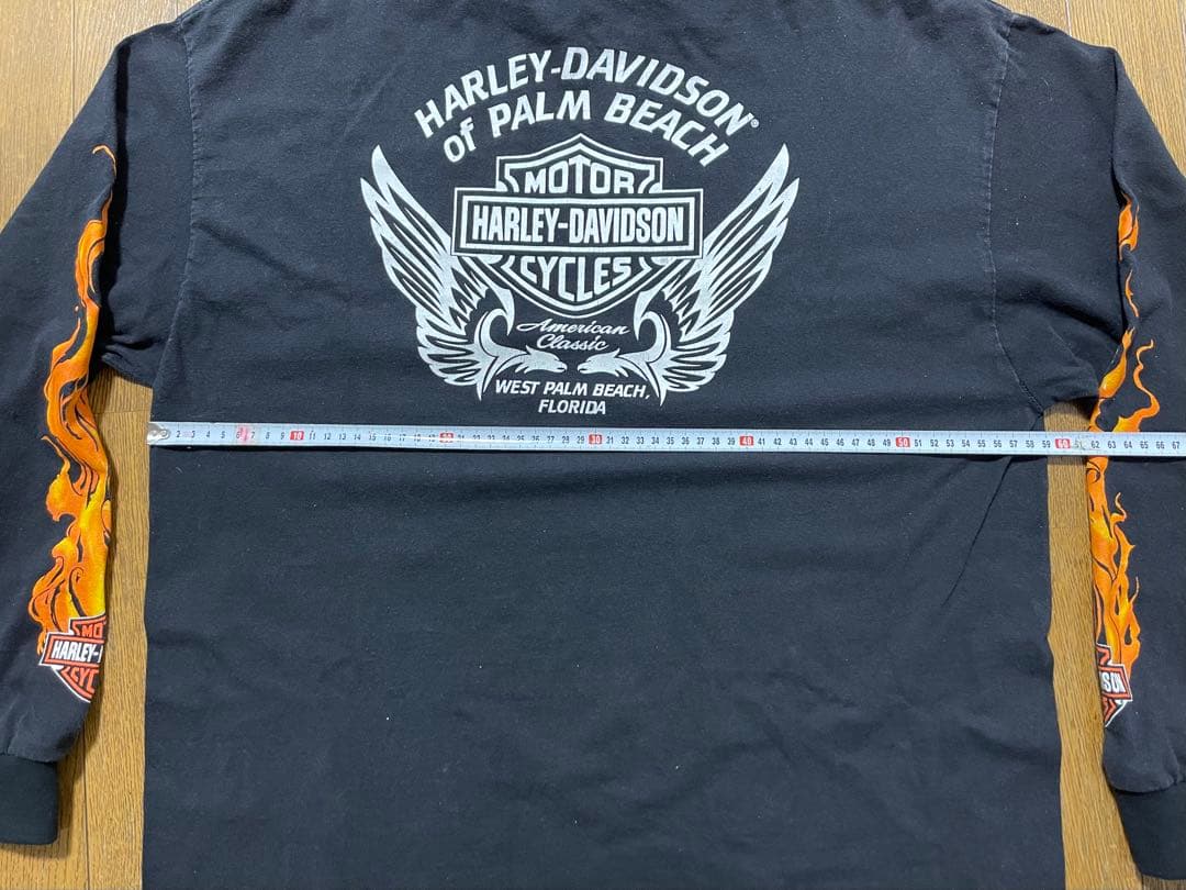 N*Y様 Harley-Davidson flame LS 00s Tシャツ