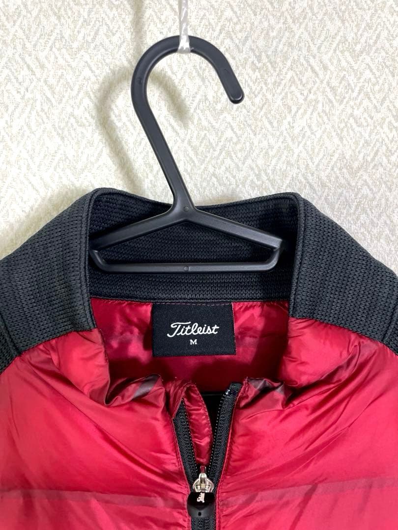（美品）タイトリスト 防風ハイブリッド中綿　ジャケット エンジ　サイズM
