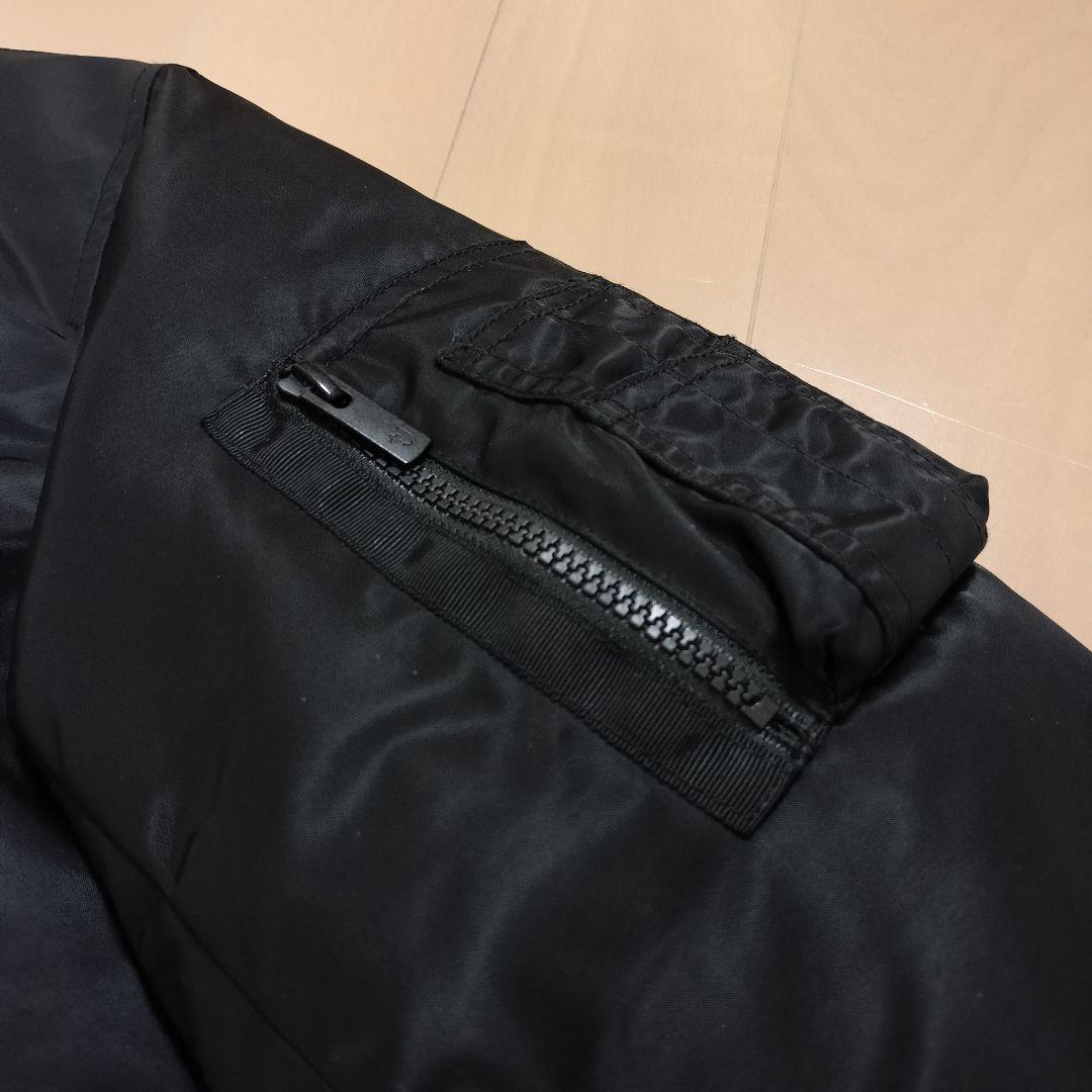 UNIQLO +J ブラック L ハイブリッドダウン オーバーサイズ MA-1