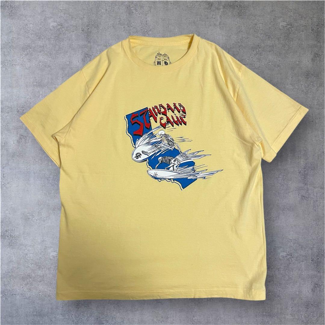 フ*ュ様 STANDARD CALIFORNIA スカル サーフ Tシャツ L
