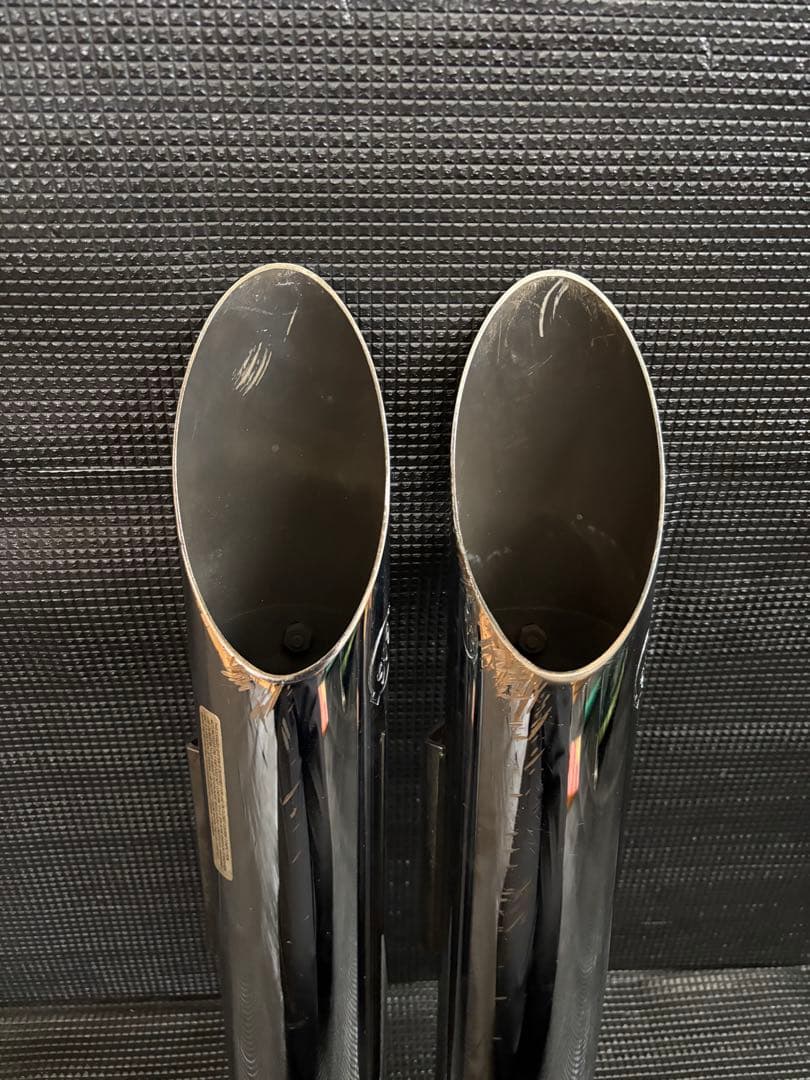 ハーレー ダイナ S&S スラッシュカット スリップオン マフラー