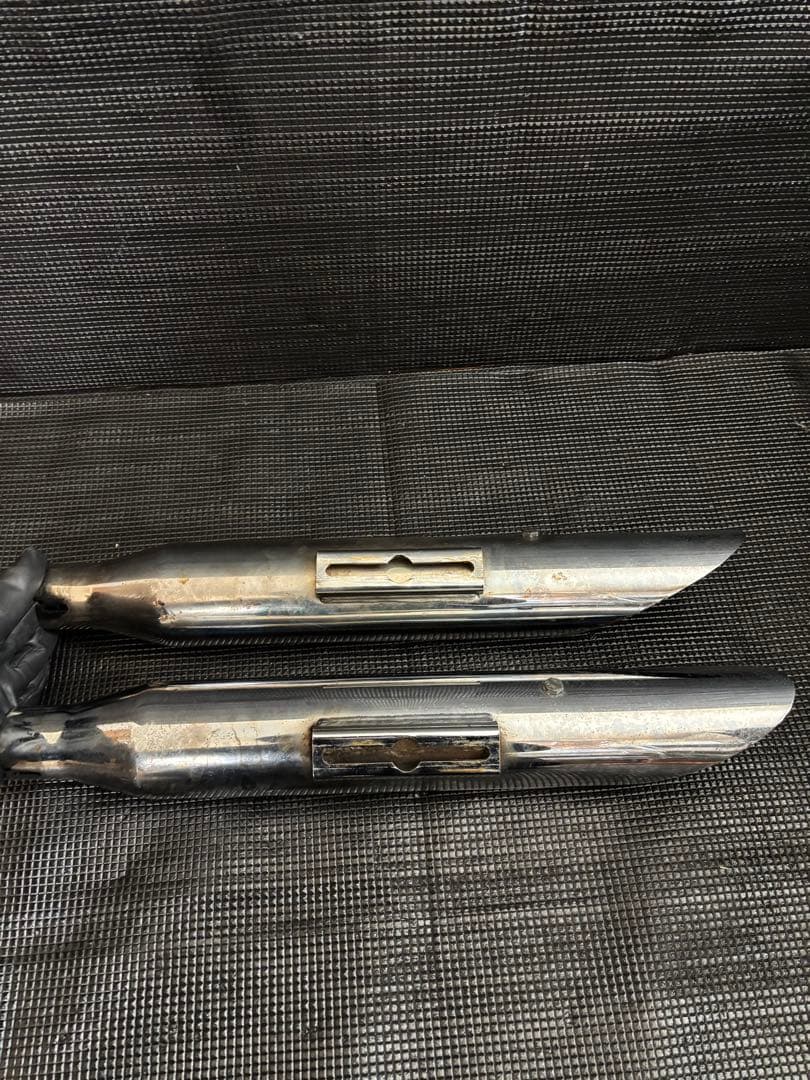 ハーレー ダイナ S&S スラッシュカット スリップオン マフラー