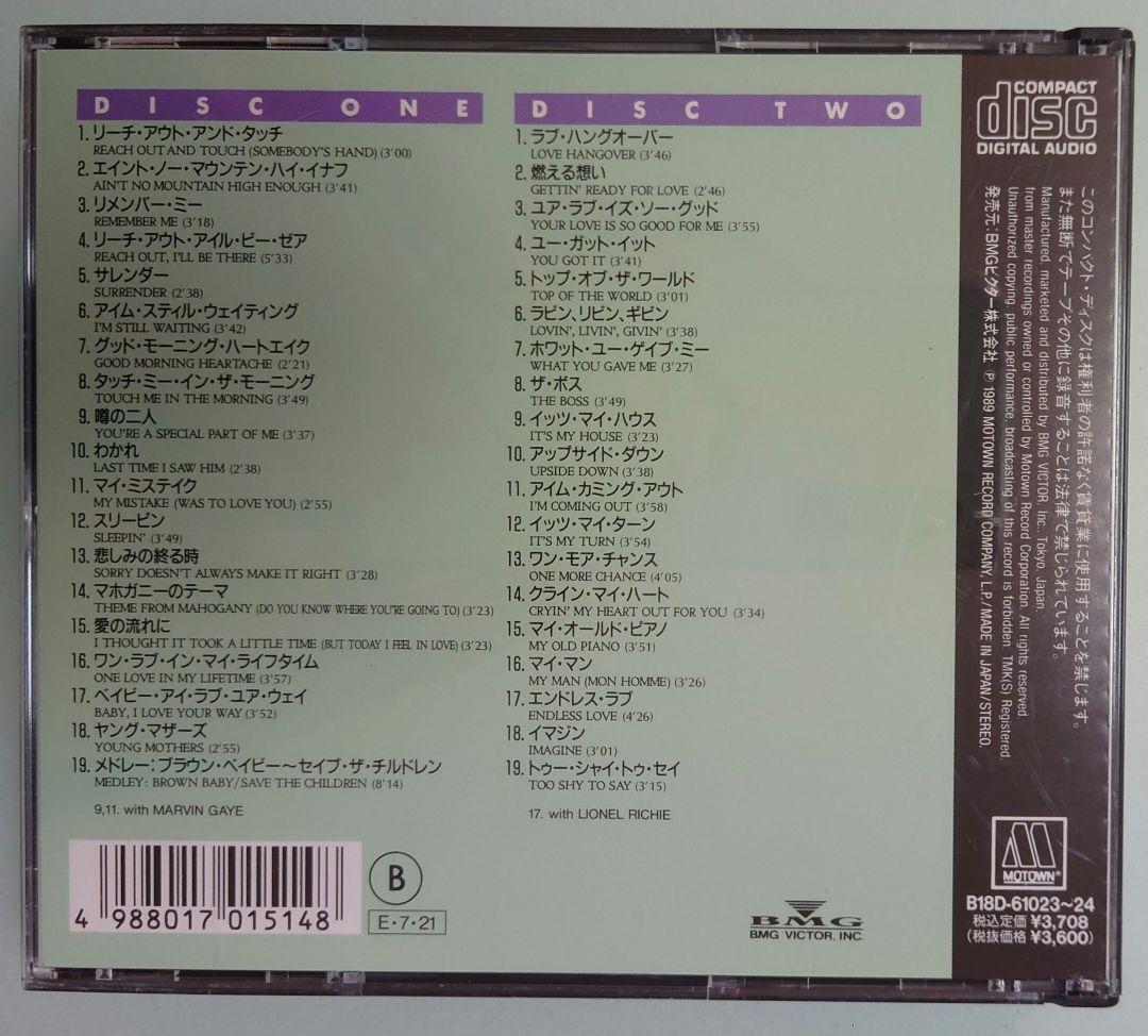 CD　DIANA ROSS　ANTHOLOGY　2枚組